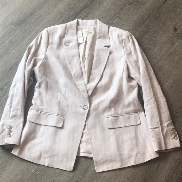 NWT, Linen Shimmer Blazer🍂🍁💜 - Picture 7 of 7